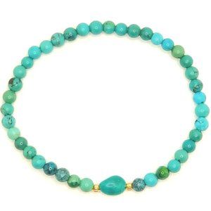 Genuine 4mm Turquoise healing bracelet